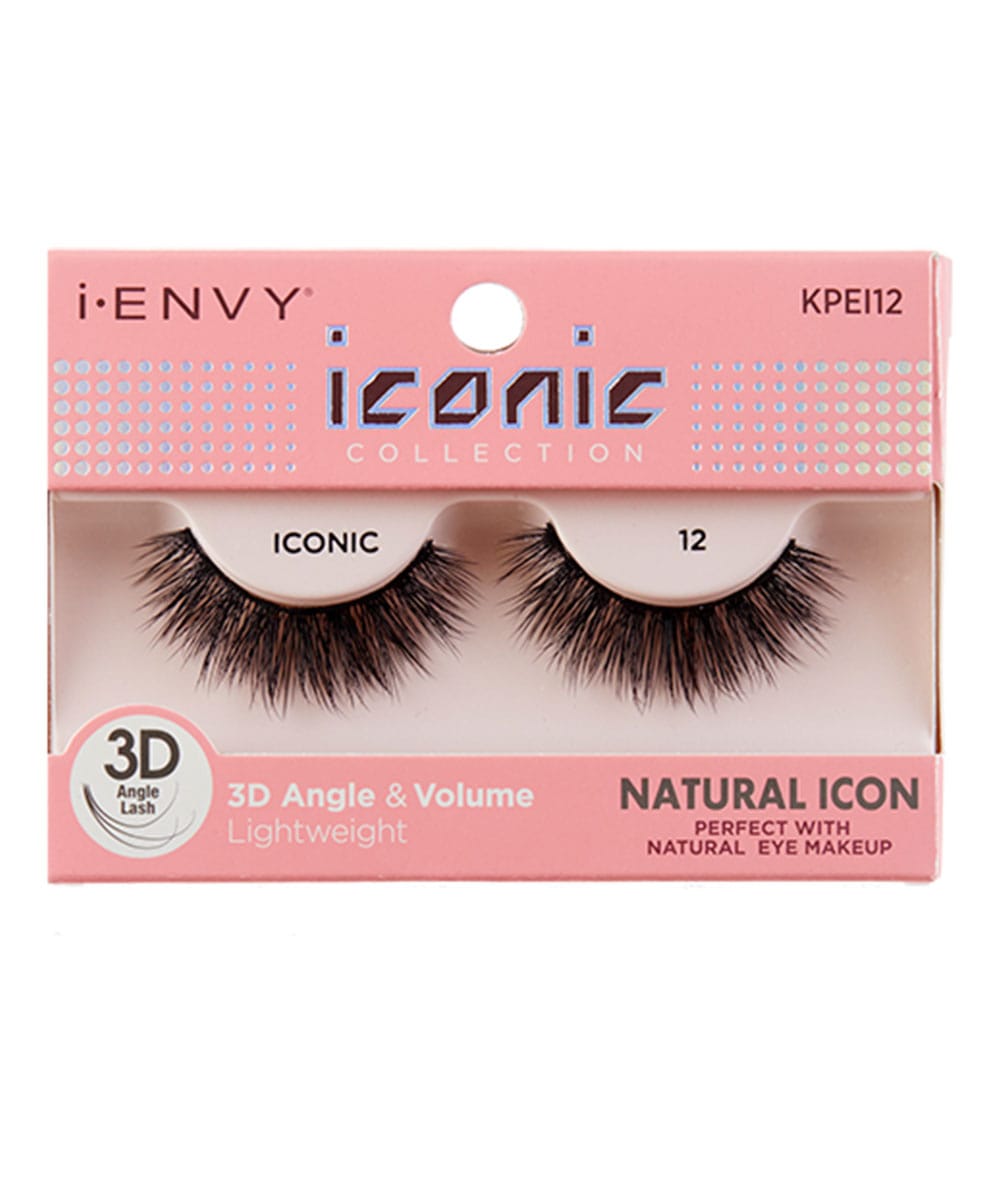 Kiss I-Envy Iconic Eyelashes #Kpei12 [Natural Icon12], COSMETICS MAKEUP - Cloré Beauty