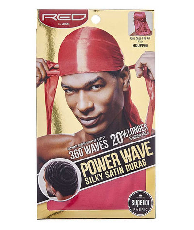 Red By Kiss Power Wave Silky Satin Durag #Hd