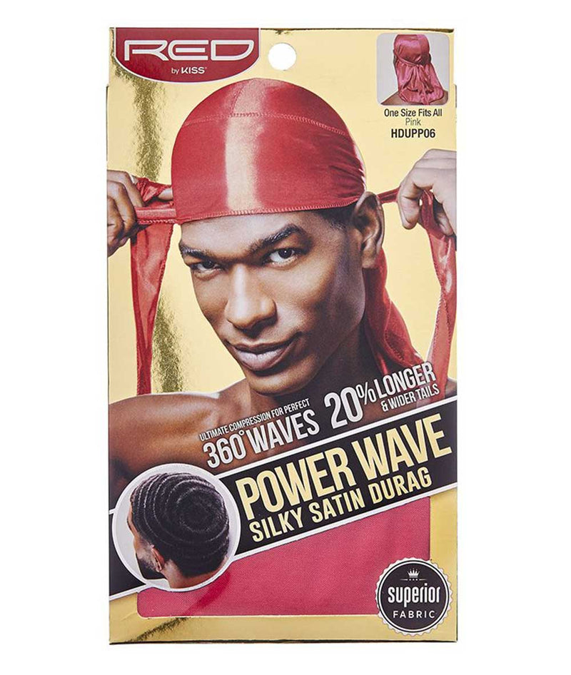 Red By Kiss Power Wave Silky Satin Durag 