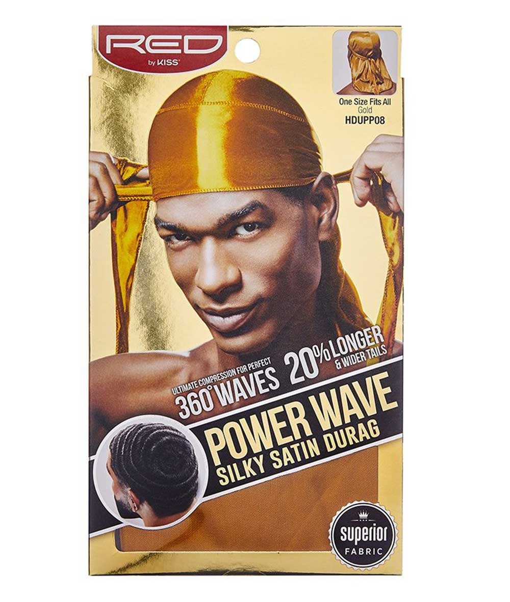 Red By Kiss Power Wave Silky Satin Durag #Hd, ACCESSORIES JEWELRY FASHION - Cloré Beauty