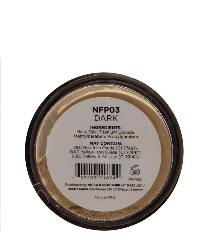 Nicka K Perfection Finishing Powder 6G #Nfp