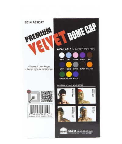 M&M King.J Premium Velvet Dome Cap #2014 [Assort]
