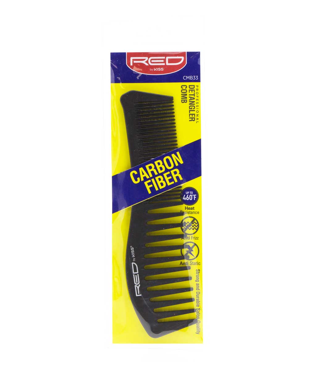 Red By Kiss Carbon Fiber Detangler Comb #HM17, HAIR STYLING TOOLS - Cloré Beauty