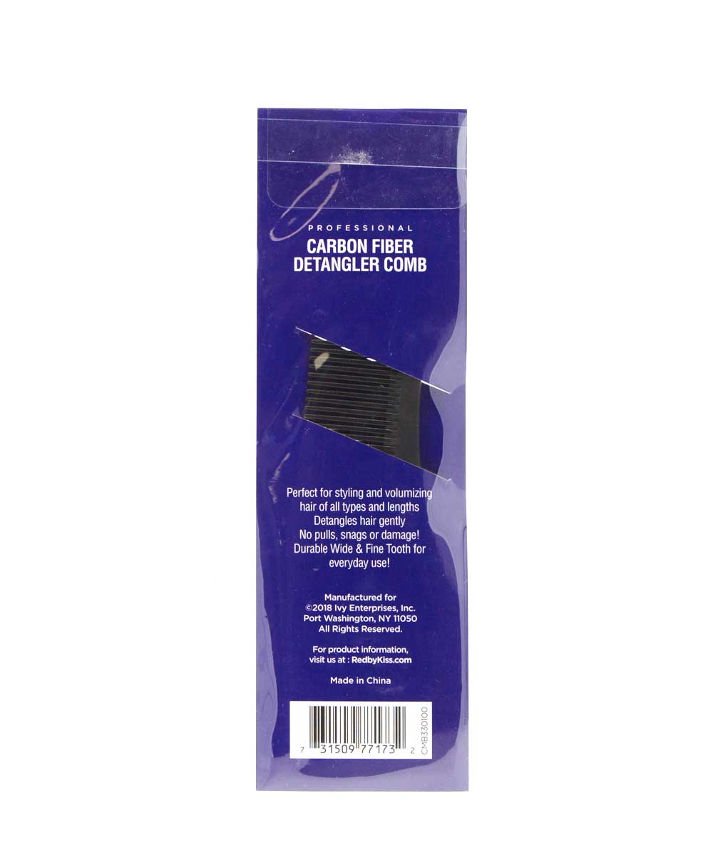 Red By Kiss Carbon Fiber Detangler Comb #HM17, HAIR STYLING TOOLS - Cloré Beauty