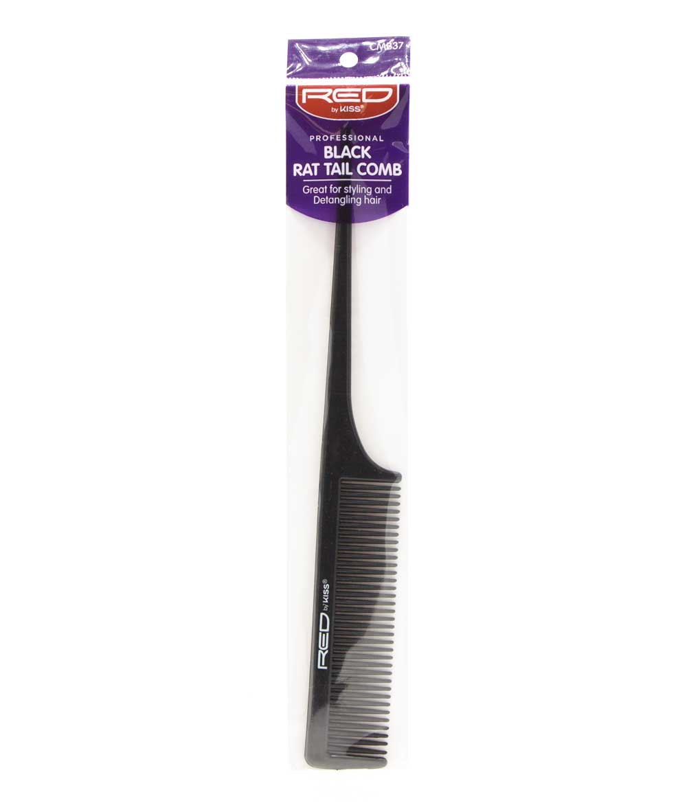 Red By Kiss Black Rat Tail Comb #Cmb37, HAIR STYLING TOOLS - Cloré Beauty