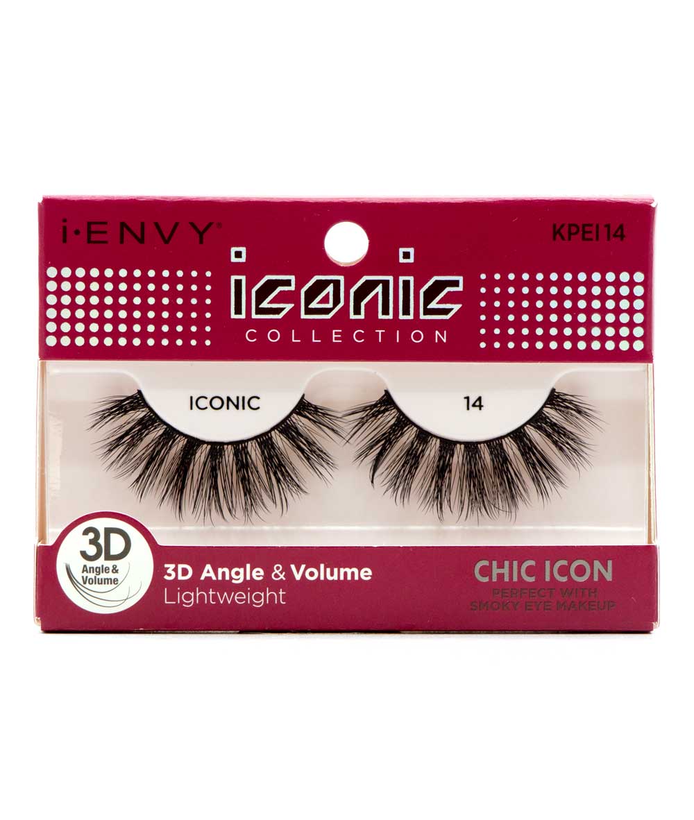 Kiss I-Envy Iconic Eyelashes #Kpei14 [Chic Icon 14], COSMETICS MAKEUP - Cloré Beauty