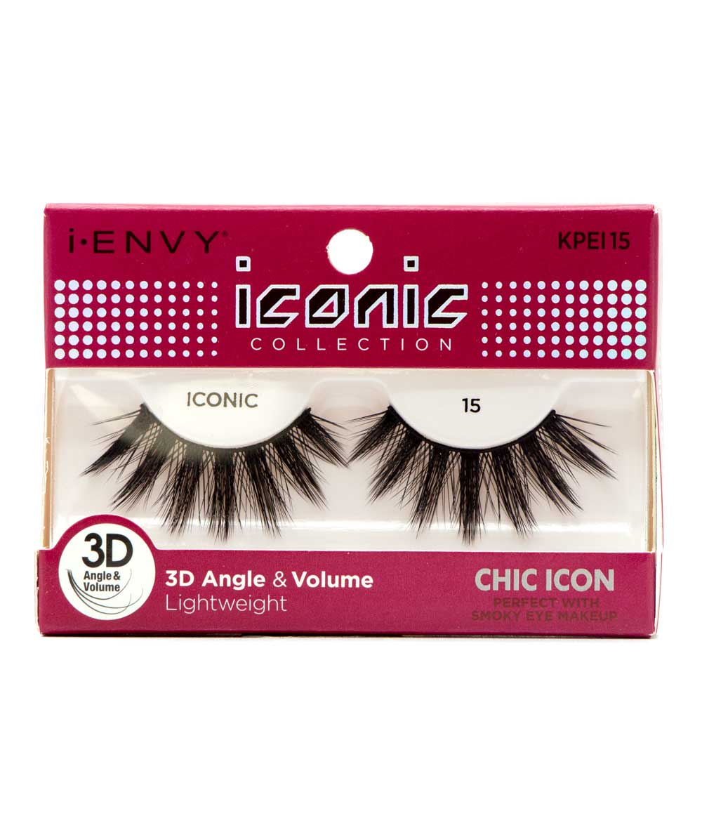 Kiss I-Envy Iconic Eyelashes #Kpei15 [Chic Icon 15], COSMETICS MAKEUP - Cloré Beauty