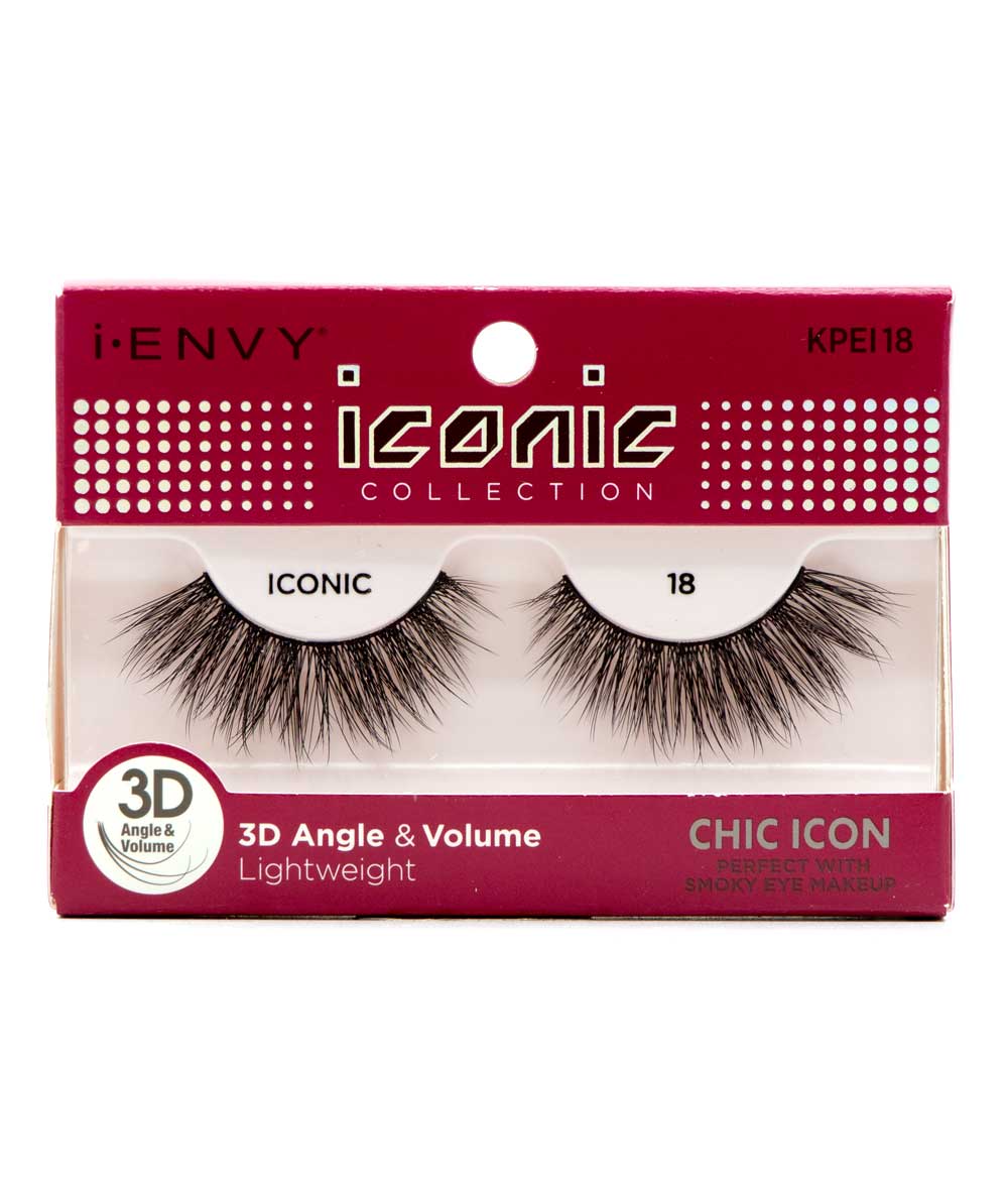Kiss I-Envy Iconic Eyelashes #Kpei18 [Chic Icon 18], COSMETICS MAKEUP - Cloré Beauty