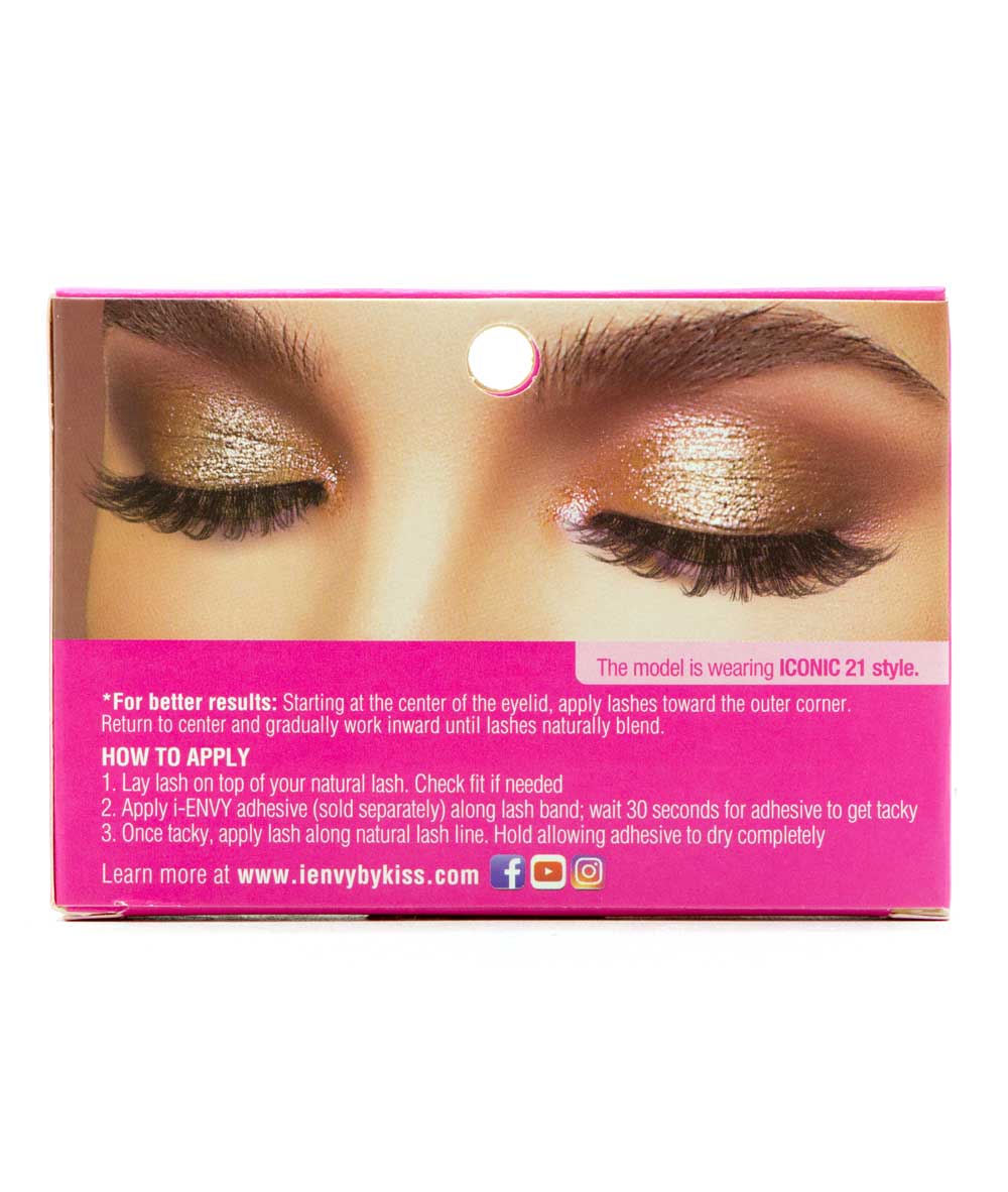 Kiss I-Envy Iconic Eyelashes #Kpei21 [Glam Icon 21], Cosmetics - Cloré Beauty