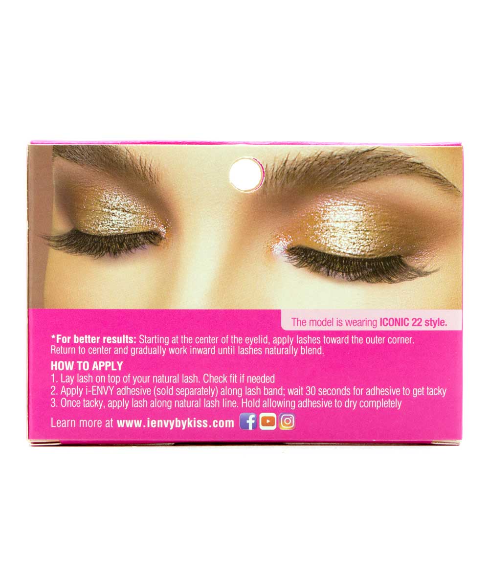 Kiss I-Envy Iconic Eyelashes #Kpei22 [Glam Icon 22], COSMETICS MAKEUP - Cloré Beauty