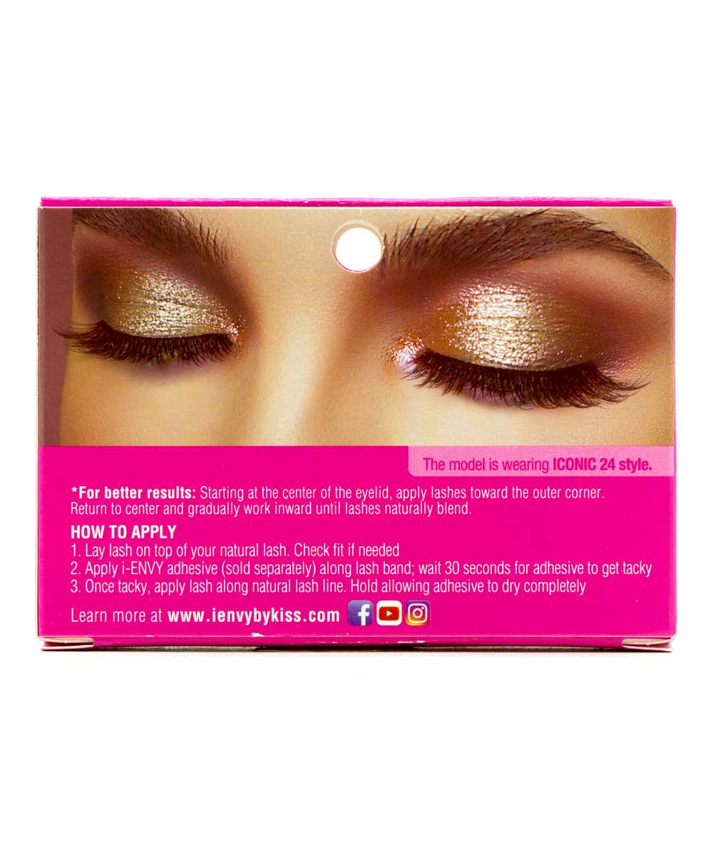 Kiss I-Envy Iconic Eyelashes #Kpei24 [Glam Icon 24], COSMETICS MAKEUP - Cloré Beauty