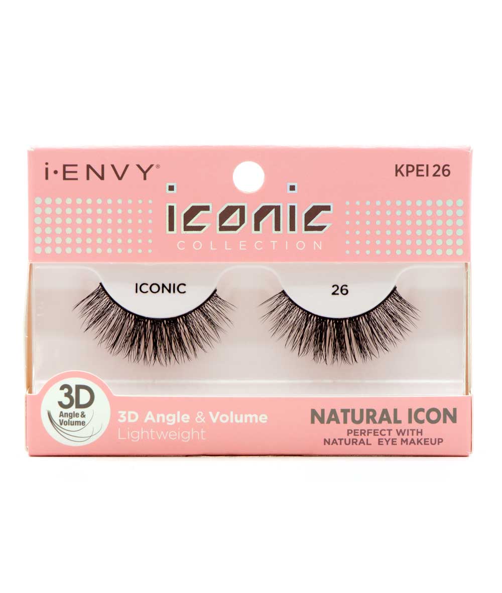 Kiss I-Envy Iconic Eyelashes #Kpei26 [Natural Icon 26], COSMETICS MAKEUP - Cloré Beauty