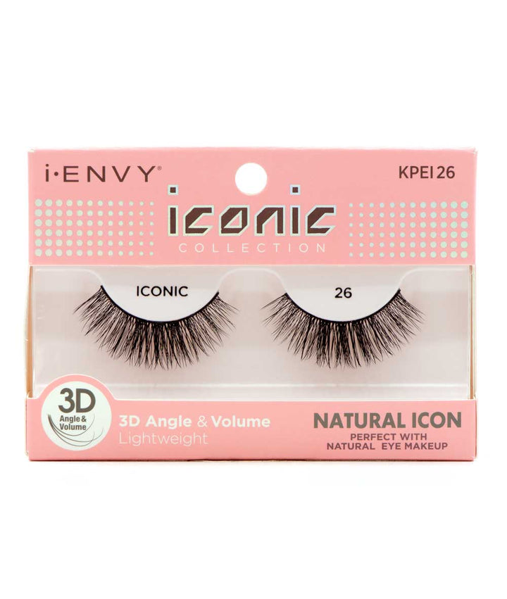 Kiss I-Envy Iconic Eyelashes #Kpei26 [Natural Icon 26]