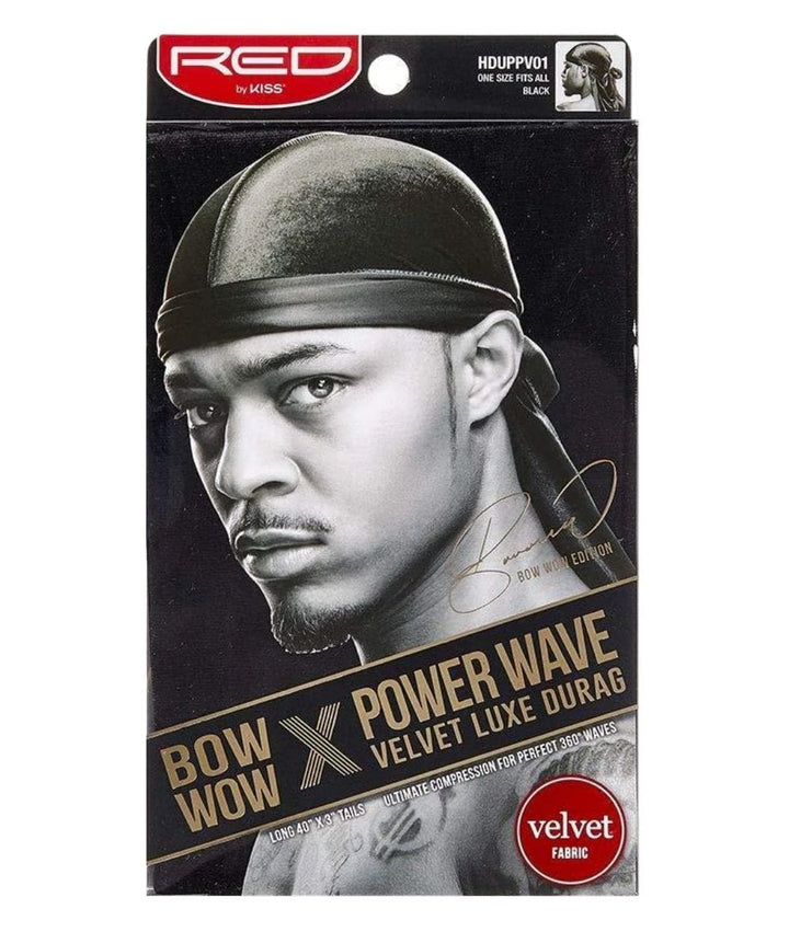 Red By Kiss Bow Wow X Power Wave Velvet Luxe Durag #Hduppv