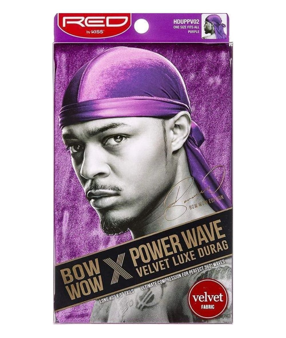 Red By Kiss Bow Wow X Power Wave Velvet Luxe Durag #Hduppv