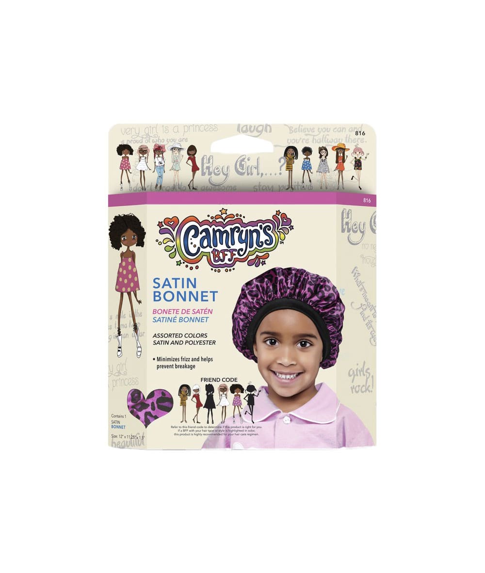Firstline Camryn's Bff Satin Bonnet #816 [Assorted], Accessory - Cloré Beauty