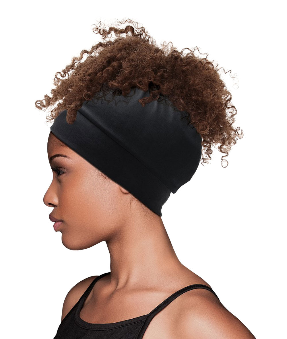 Firstline Evolve Essentials Satin Pineapple Sleep Cap #1410 [Black