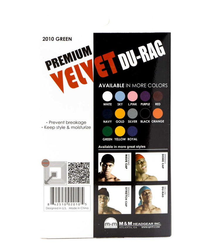 M&M King.J Premium Velvet Du-Rag