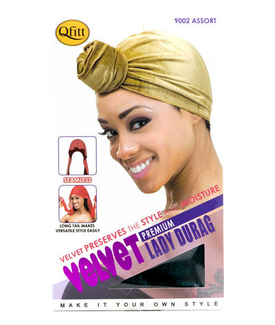 M&M Qfitt Premium Velvet Lady Durag #9002 [Assort]