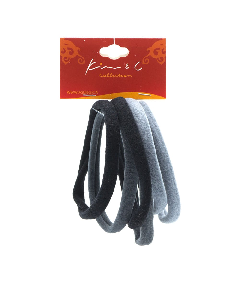 Kim & C High Elastic Ponytailer 6 PCS #Asha, HAIR STYLING TOOLS - Cloré Beauty