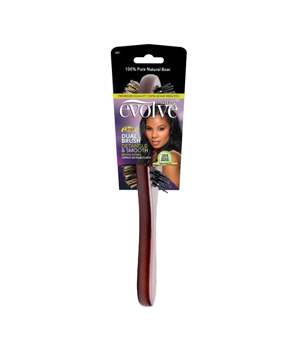 Firstline Evolve Deep Detangle & Smooth Dual Brush #547, HAIR STYLING TOOLS - Cloré Beauty