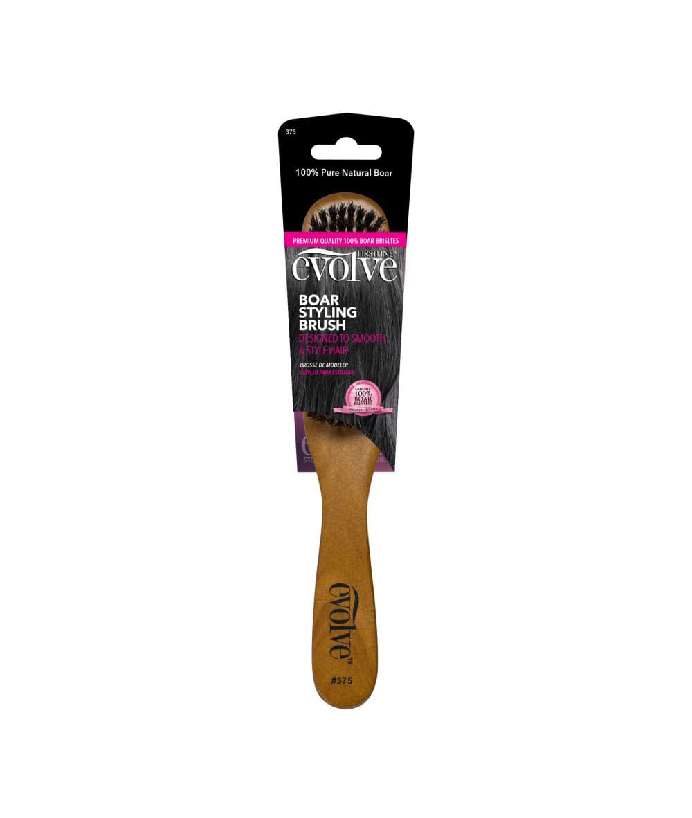 Firstline Evolve Boar Styling Brush #375, HAIR STYLING TOOLS - Cloré Beauty