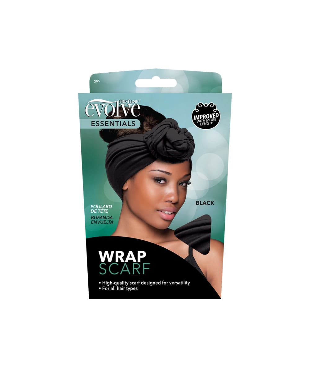 Firstline Evolve Essentials Wrap Scarf #305 [Black], Accessory - Cloré Beauty