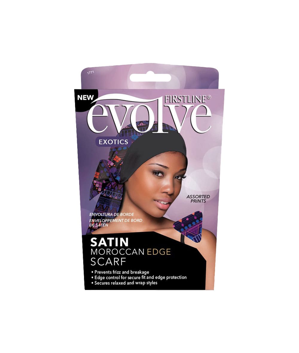 Firstline Evolve Exotics Satin Moroccan Edge Scarf #1771 [Assorted], Accessory - Cloré Beauty