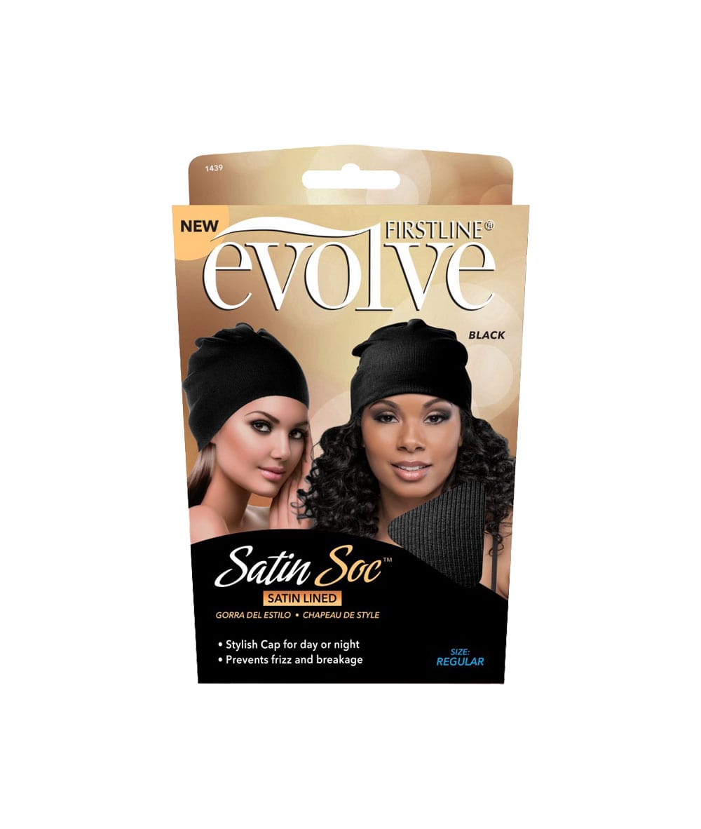Firstline Evolve Satin Soc #1439 [Black], Accessory - Cloré Beauty