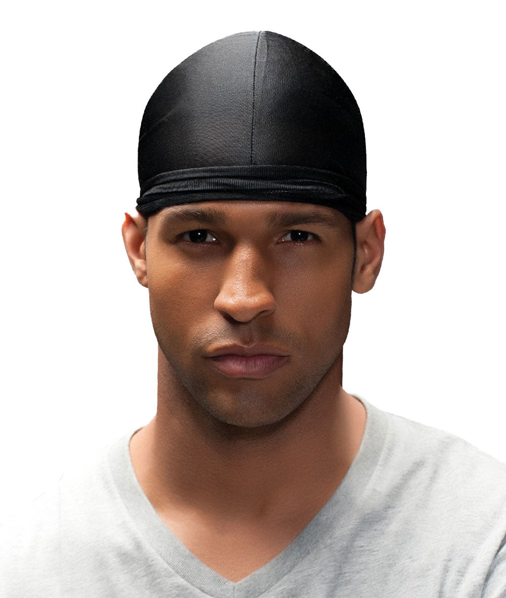Firstline Wav Enforcer Spin Shorty Do-Rag #102 [Black], ACCESSORIES JEWELRY FASHION - Cloré Beauty