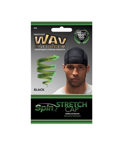 Firstline Wav Enforcer Spin Stretch Cap #900 [Black]