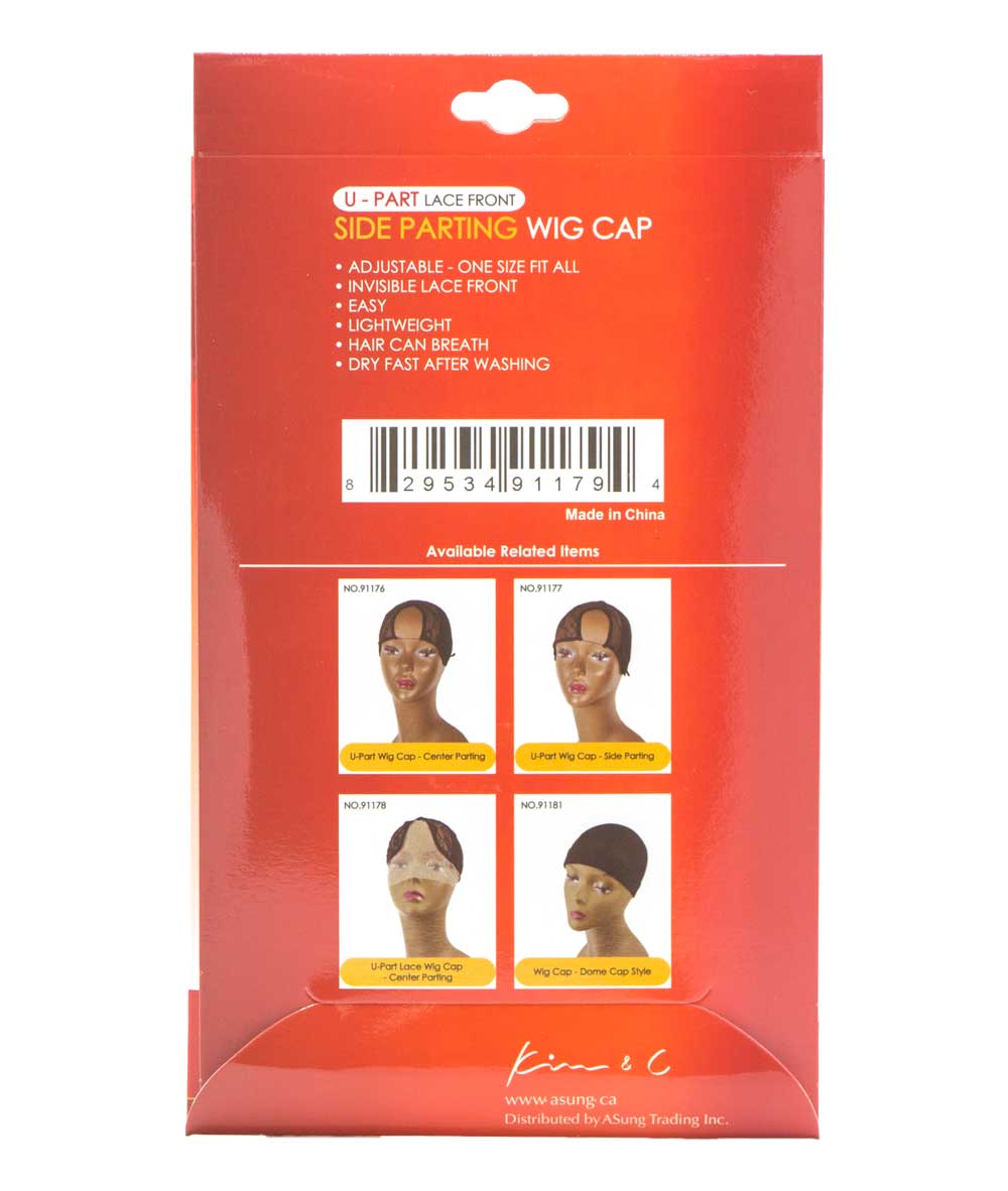 Kim & C Make Your Own Wig U-Part Lace Front Side Parting Wig Cap #As91179, ACCESSORIES JEWELRY FASHION - Cloré Beauty