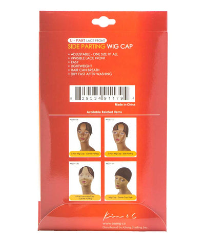 Kim & C Make Your Own Wig U-Part Lace Front Side Parting Wig Cap #As91179