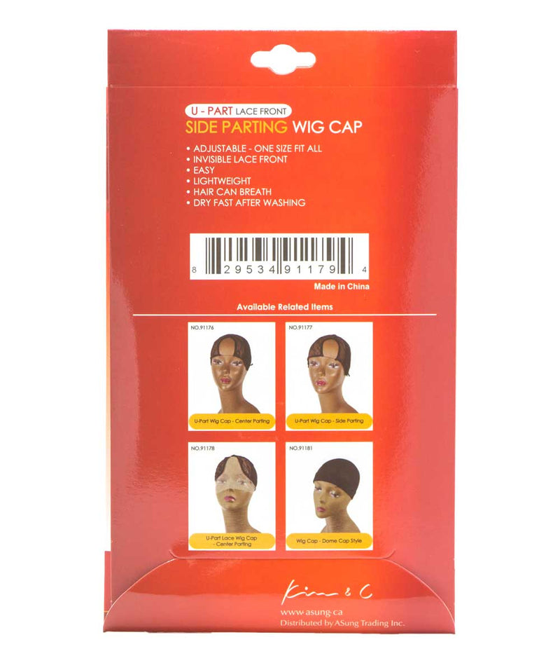Kim & C Make Your Own Wig U-Part Lace Front Side Parting Wig Cap 