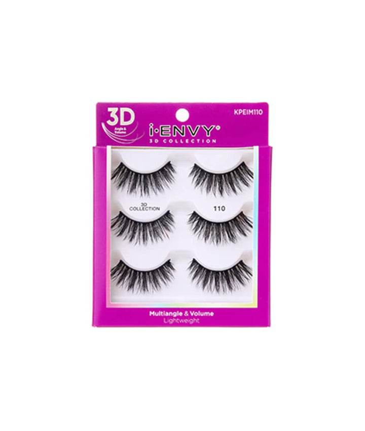 Kiss I-Envy Eyelashes 3Pairs 3D Collection #Kpeim110