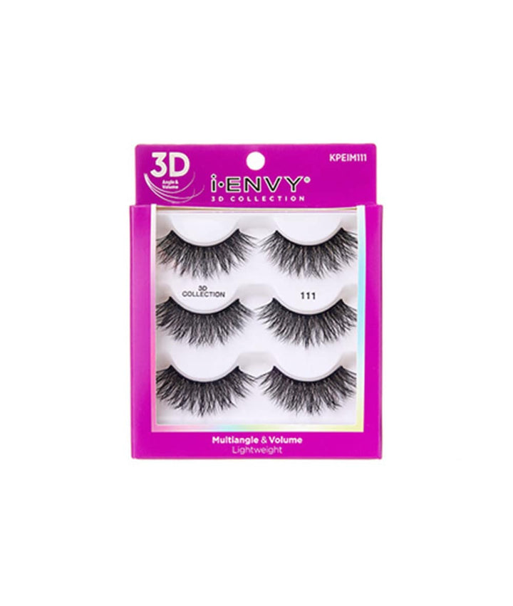 Kiss I-Envy Eyelashes 3Pairs 3D Collection #Kpeim111