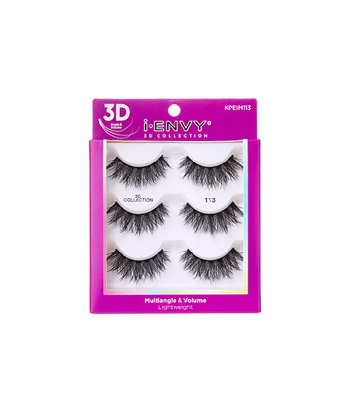 Kiss I-Envy Eyelashes 3Pairs 3D Collection #Kpeim113