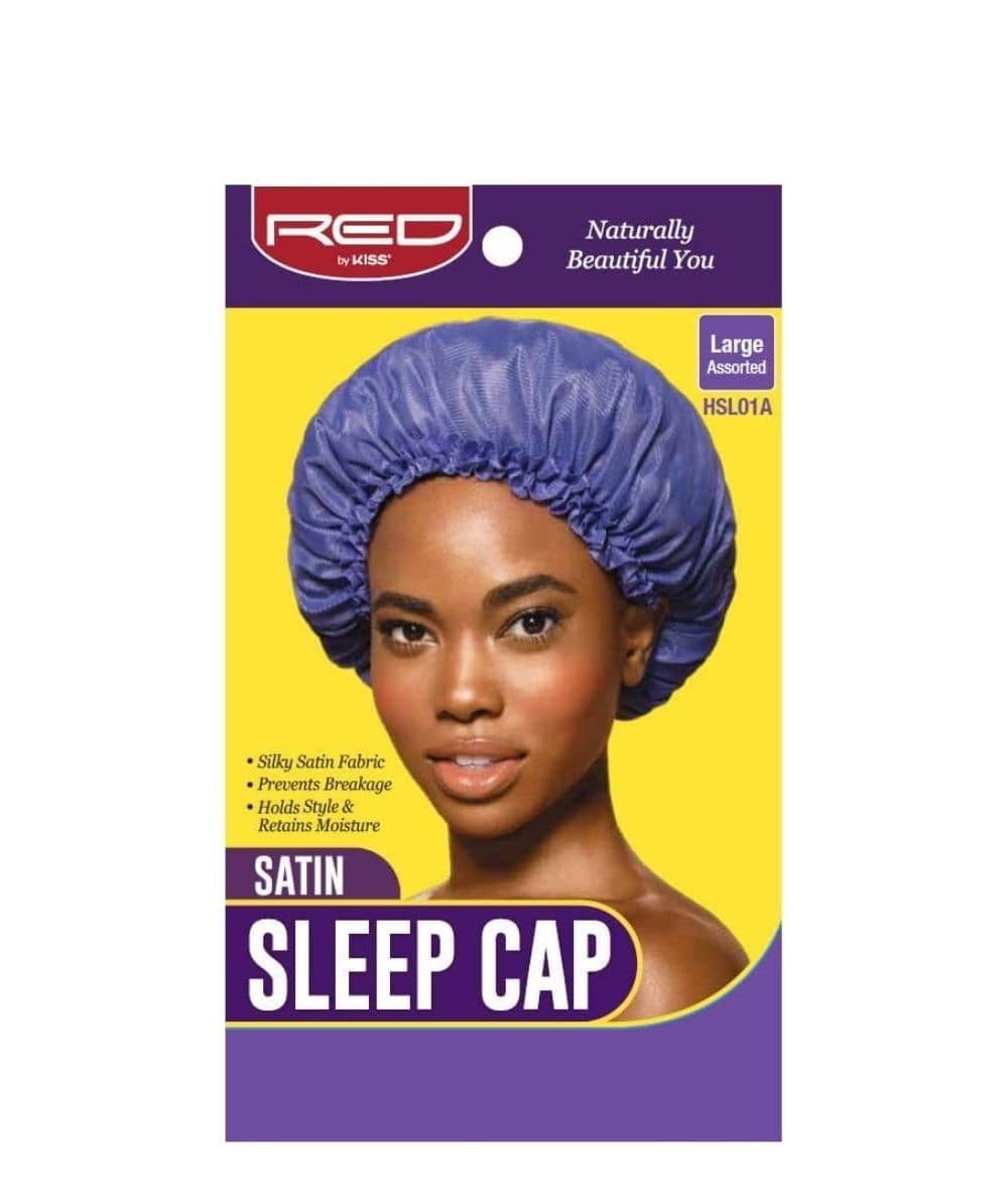 Red By Kiss Satin Sleep Cap Large #Hsl01A [Assorted], ACCESSORIES JEWELRY FASHION - Cloré Beauty