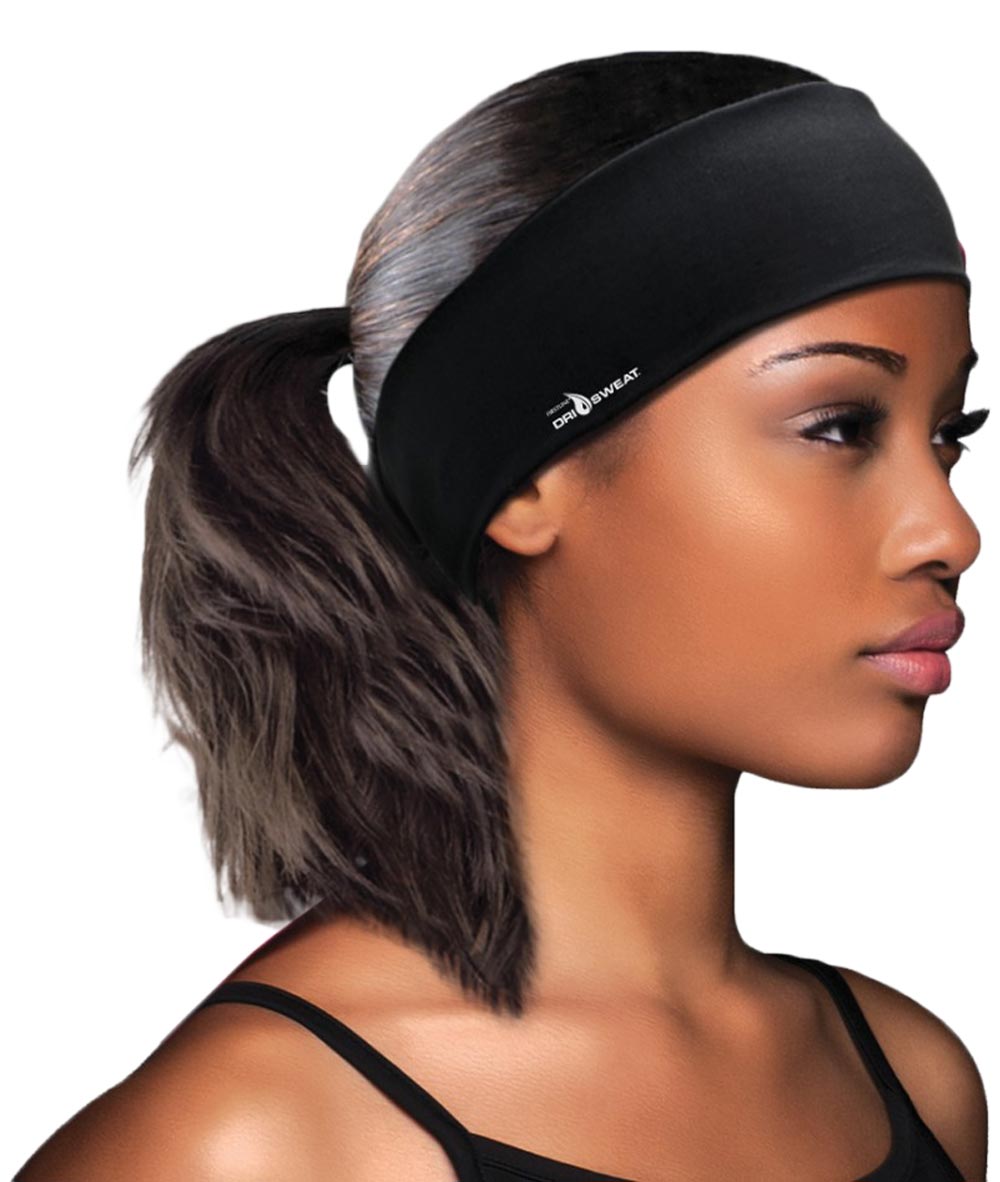 Firstline Drisweat Edge Woman's Headband #779 [Black], ACCESSORIES JEWELRY FASHION - Cloré Beauty