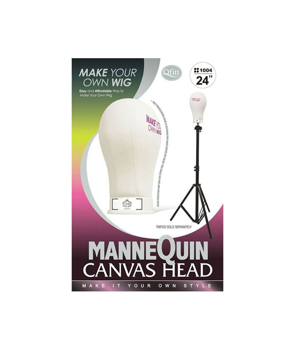 M&M Qfitt Mannequin Canvas Head, ACCESSORIES JEWELRY FASHION - Cloré Beauty