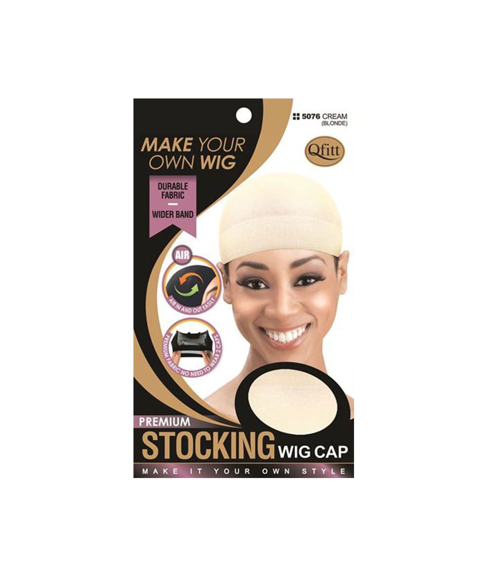 M&M Qfitt Make Your Own Wig Thicker Band Stocking Wig Cap