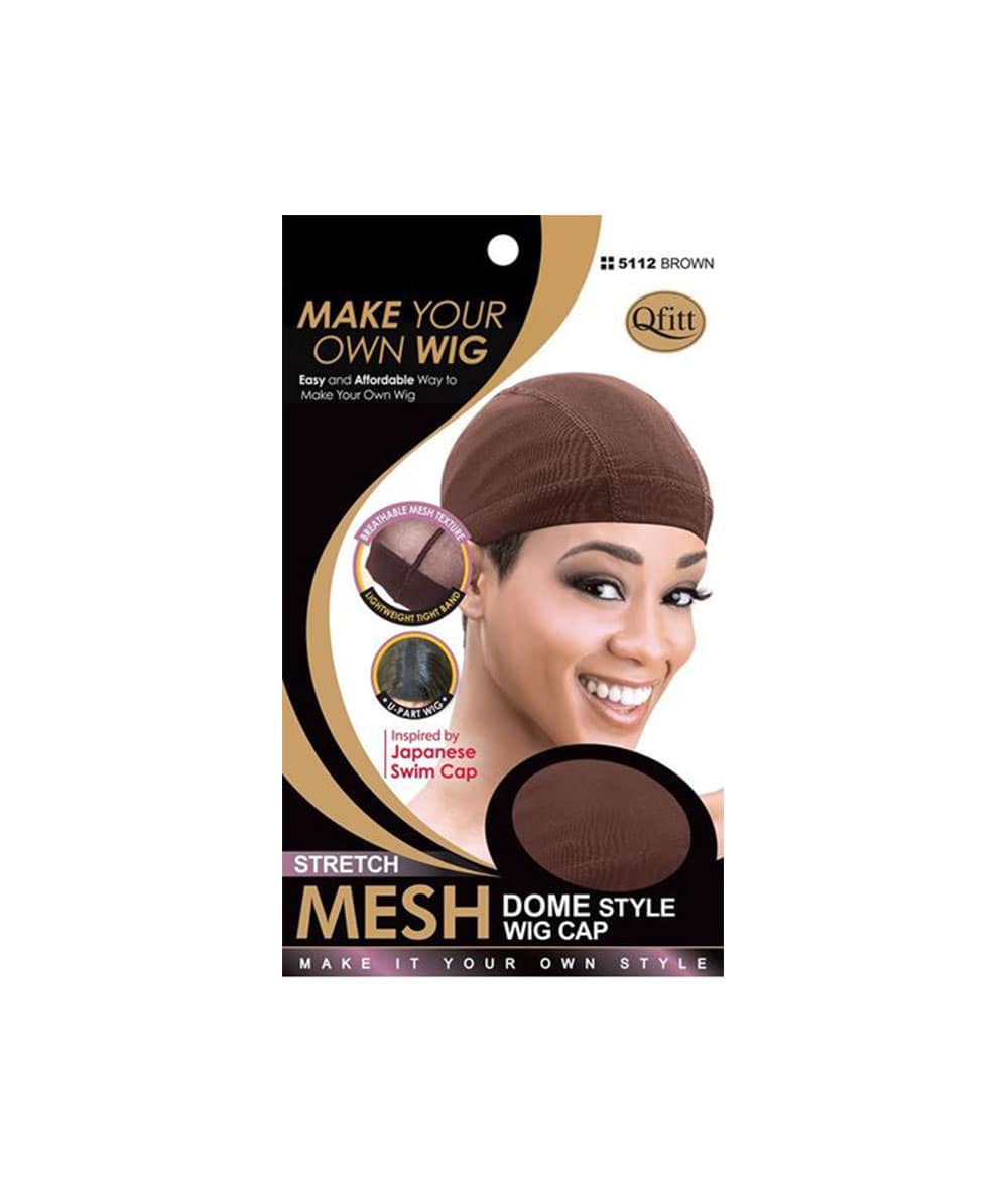 M&M Qfitt Make Your Own Wig Stretch Mesh Dome Style Wig Cap, Accessory - Cloré Beauty