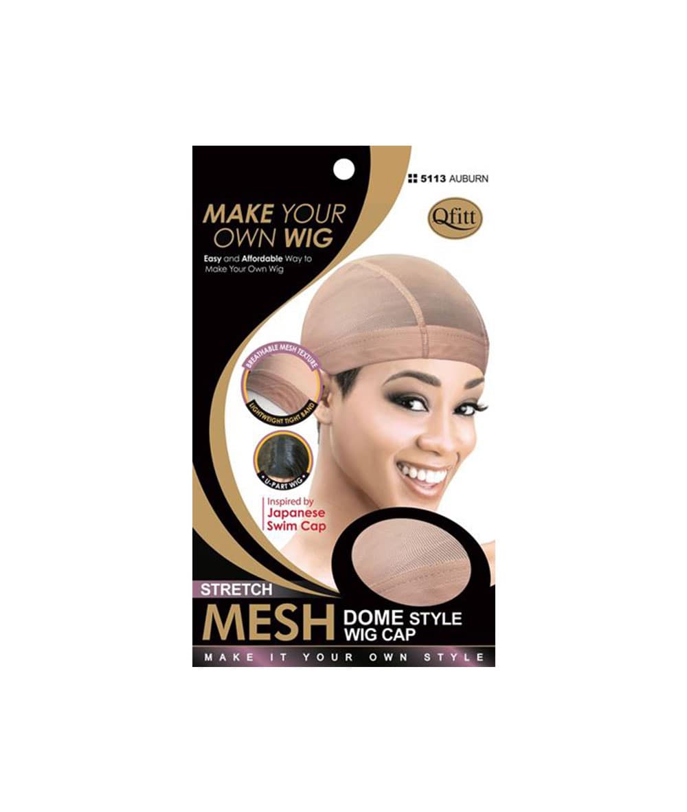 M&M Qfitt Make Your Own Wig Stretch Mesh Dome Style Wig Cap, Accessory - Cloré Beauty
