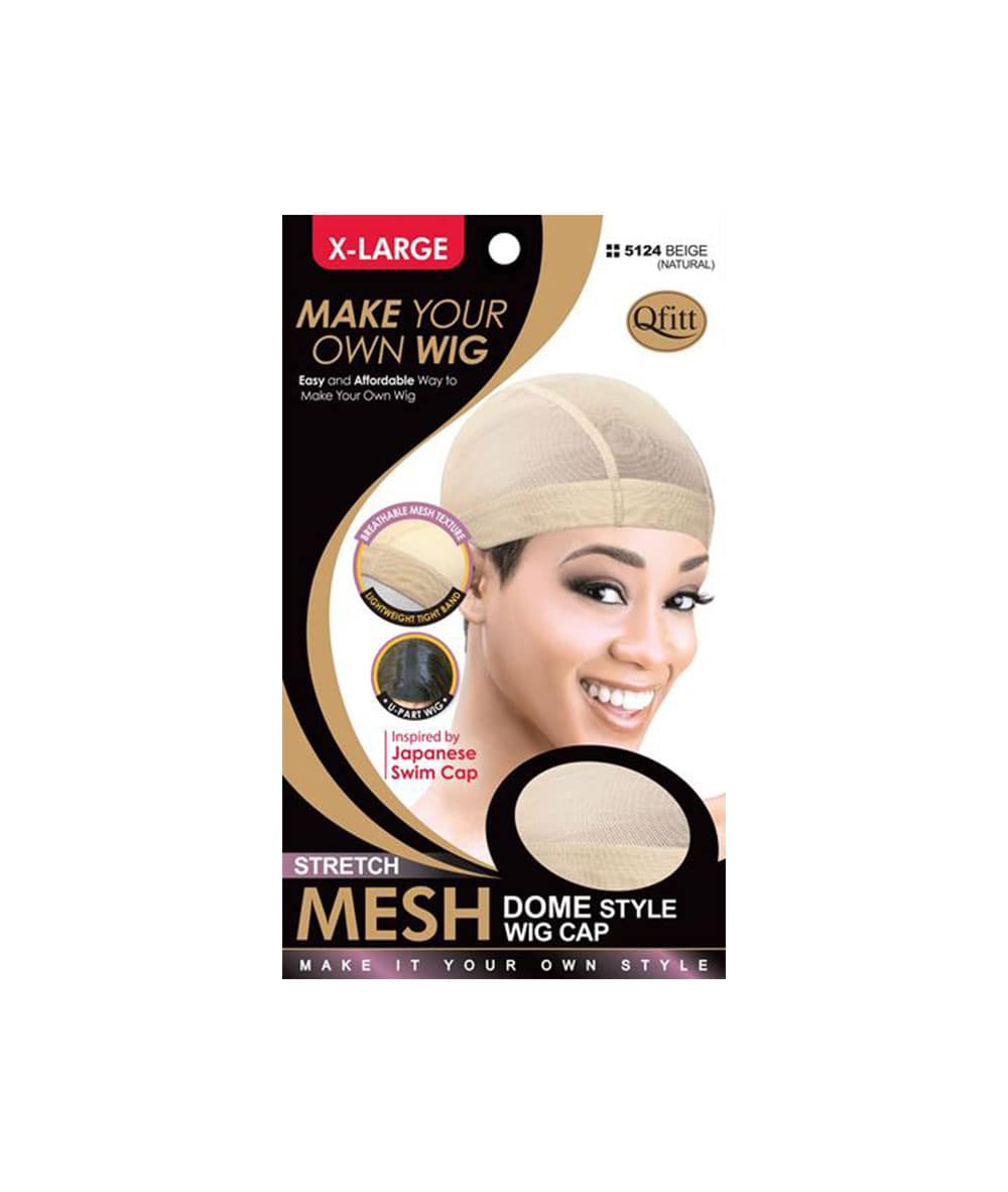 M&M Qfitt Make Your Own Wig Stretch Mesh Dome Style Wig Cap Xl