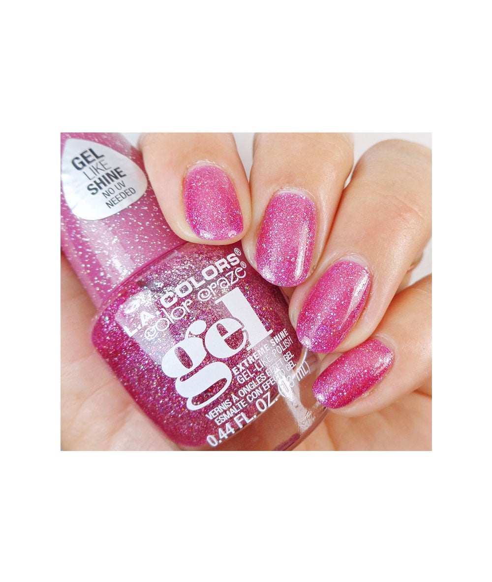 L.A. Colors Color Craze Shimmer Gel Polish 0.44 Oz #Cnl