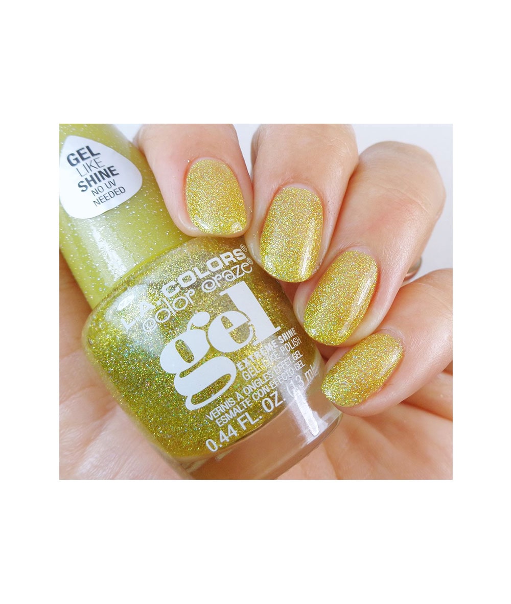 L.A. Colors Color Craze Shimmer Gel Polish 0.44 Oz #Cnl, COSMETICS MAKEUP - Cloré Beauty