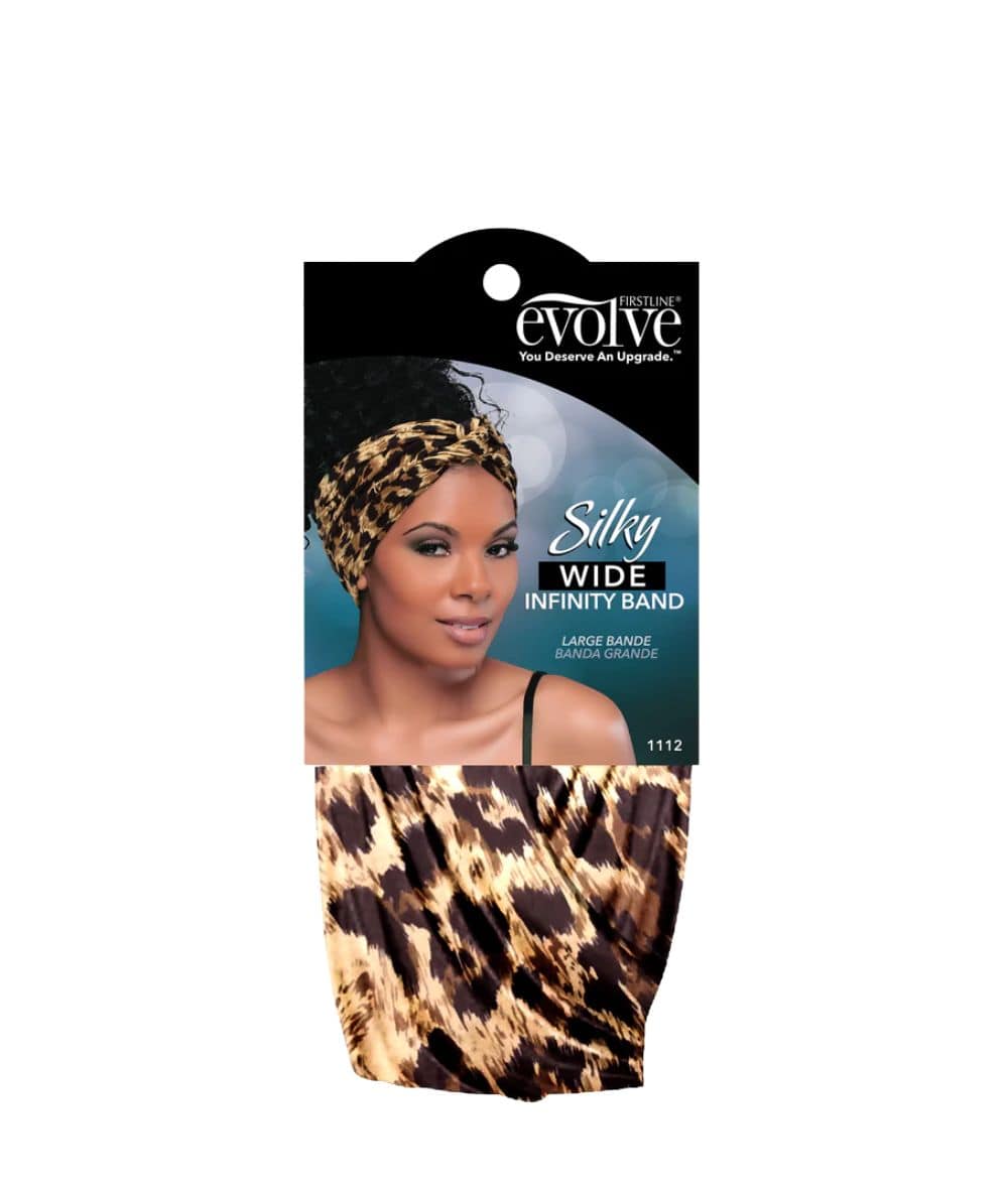 Firstline Evolve Silky Wide Infinity Band [Animal Print] #1112, ACCESSORIES JEWELRY FASHION - Cloré Beauty