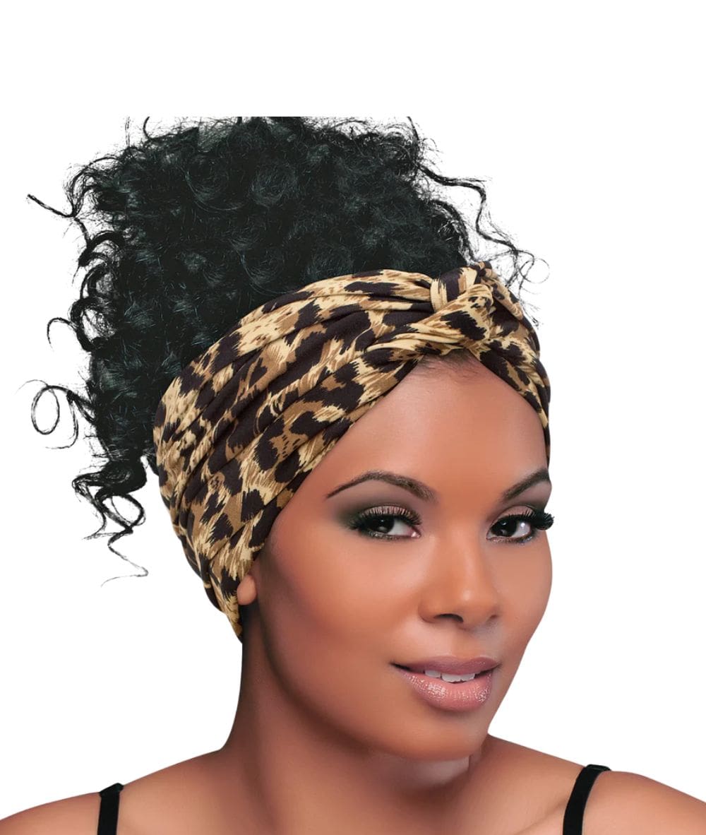 Firstline Evolve Silky Wide Infinity Band [Animal Print] #1112, ACCESSORIES JEWELRY FASHION - Cloré Beauty