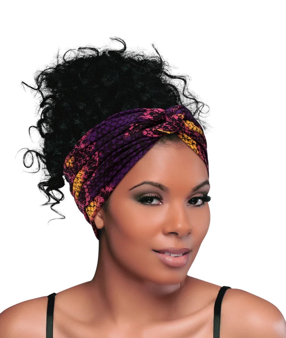 Firstline Evolve Silky Wide Infinity Band [Snakeskin Print] #1114, ACCESSORIES JEWELRY FASHION - Cloré Beauty