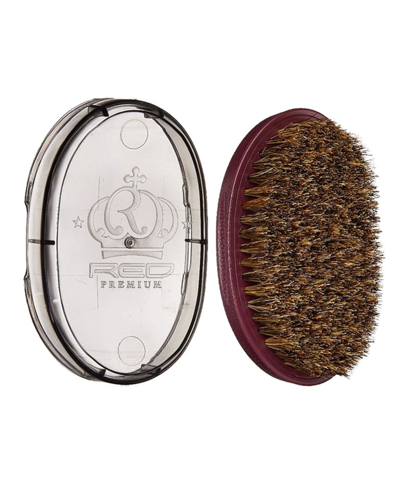 Red By Kiss Pocket Wave 100% Boar Brush 